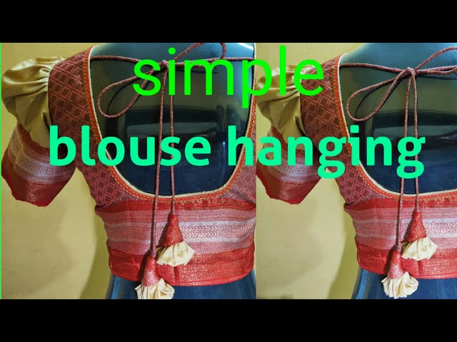 blouse hanging stiching method #blousetassels #shrinitailor