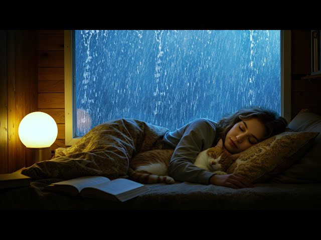 Sleep Better Tonight 😴 Cozy Car Rain & Thunder Sounds for Deep Sleep