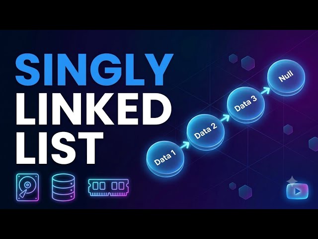 Singly Linked List in Python 🐍 | Complete Tutorial with Code & Examples | DSA in Python