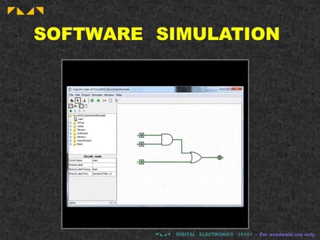 Digital Electronics 10101 - Software Simulation