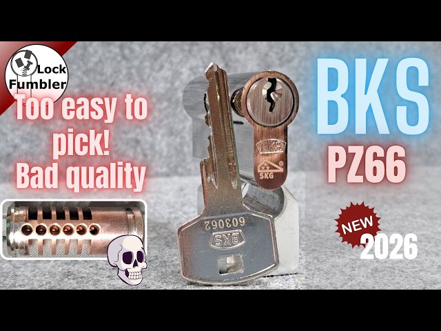 This NEW BKS PZ66 is too easy to pick and lacks quality, pick and gut [382]