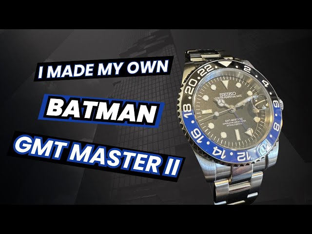 I Built a Batman GMT Master II with the NH34 (Full Watch Build)