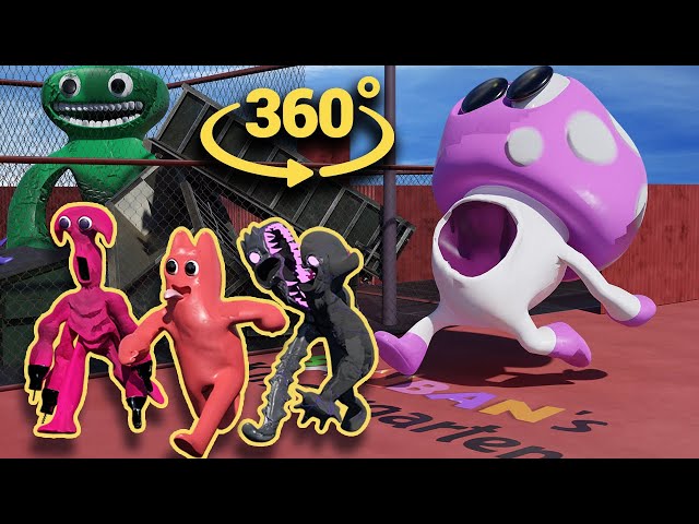 360° VR Garten of Banban 8 - if TRUFFLETOOT is the BOSS and CHASES YOU