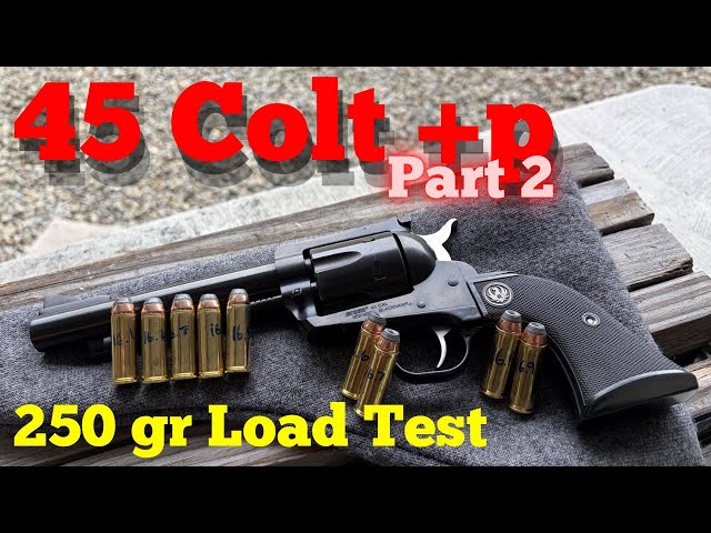 45 Colt +p : Accurate No. 7 Test part 2. Ruger Blackhawk.