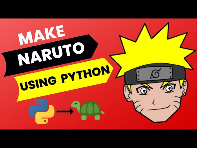 how to make naruto using python turtle
