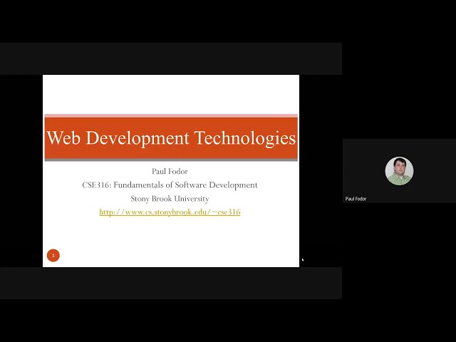 CSE316 Fundamentals of Software Development: HTML and CSS