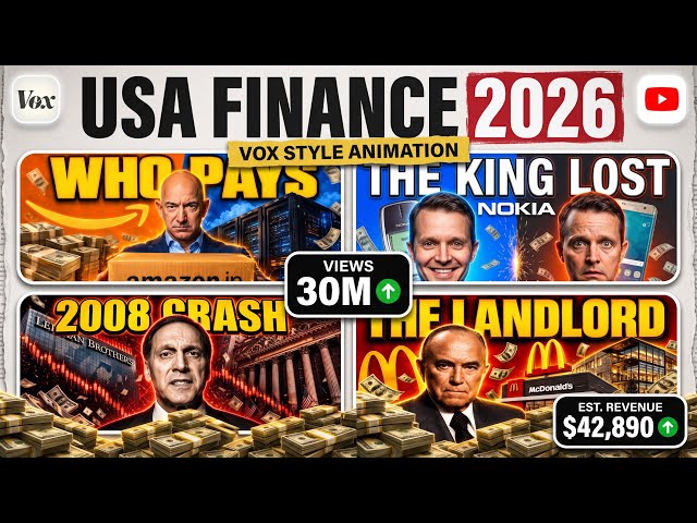 Create Viral USA Finance Documentaries + Vox Style Animation With AI!