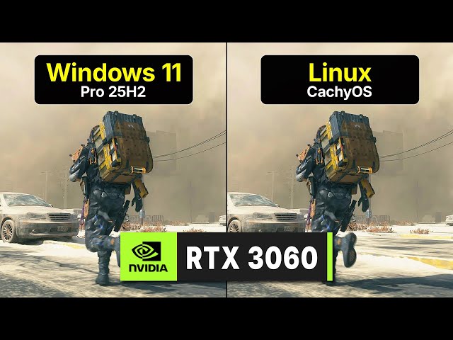 Windows 11 vs Linux on RTX 3060 - NVIDIA Fixed Linux Gaming? 