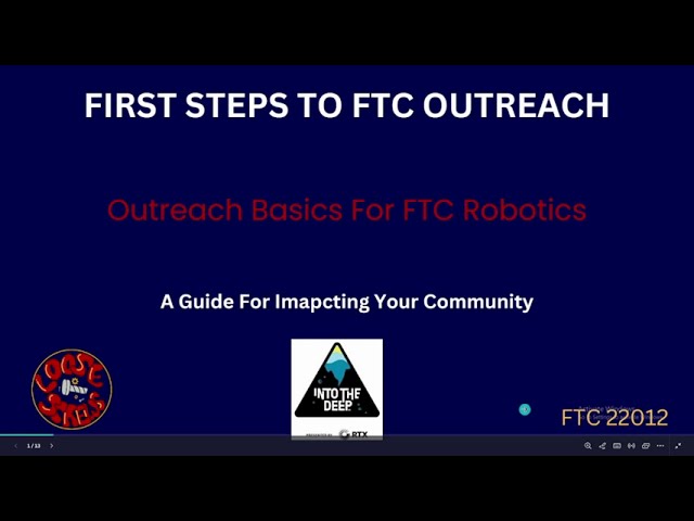 [GUIDE] Outreach Basics for FTC Robotics
