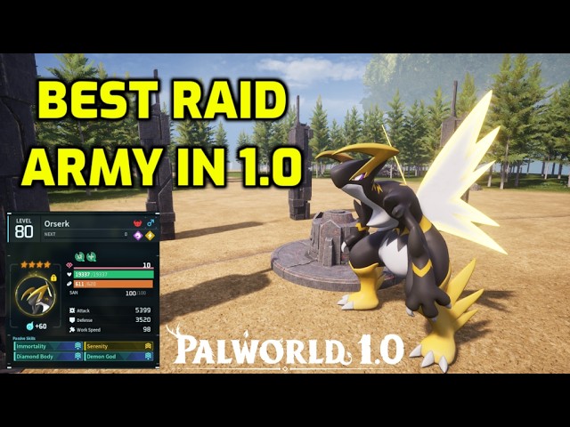 Palworld: Best Raid Army in 1.0 - Orserk (Again) vs All Palworld Raids