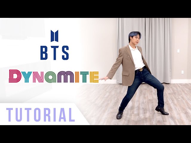BTS - 'Dynamite' Dance Tutorial (Explanation & Mirrored) | Ellen and Brian