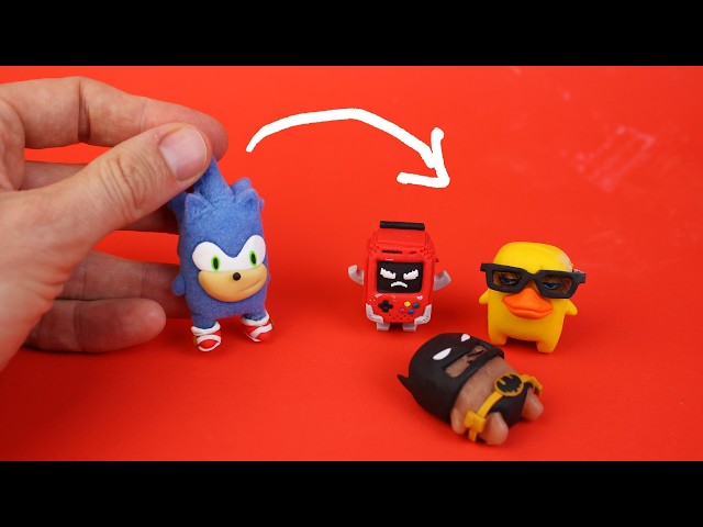 I FIXED The Fortnite SONIC Sprite! (and a Batman Squishy FAIL!)