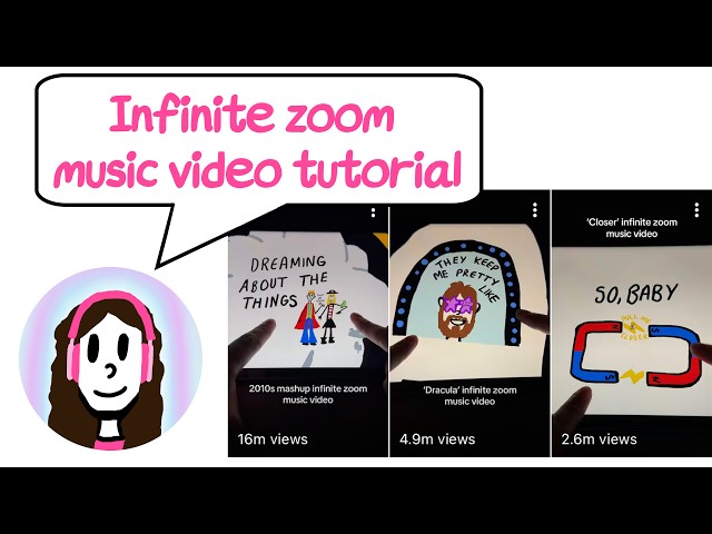 How I make infinite zoom music videos [tutorial]