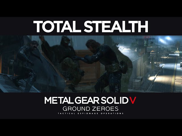 Ground Zeroes All Prisoners, No Weapons Fired, No Alerts, No Enemy Markers (Metal Gear Solid V)
