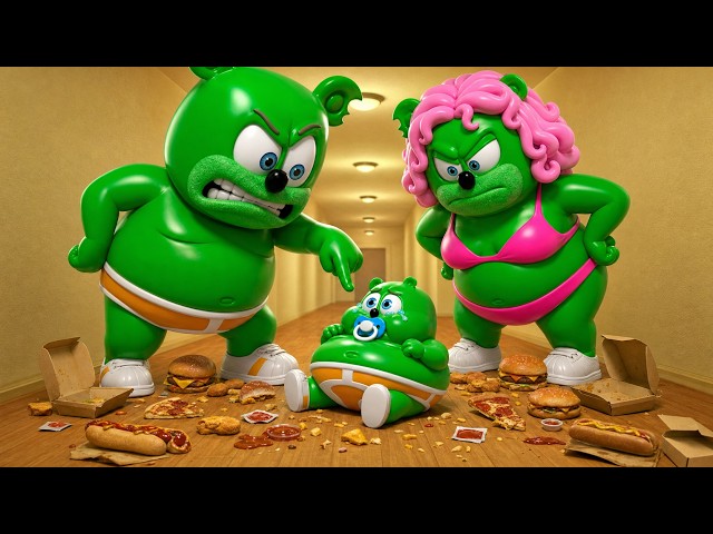 GUMMY BEAR'S ANGRY PARENTS ABANDONED HIM BECAUSE HE's FAT! NOW HE WANTS REVENGE! (Gmod)