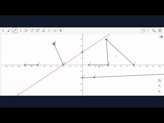 Drawing Lines, Segments, and Vectors in GeoGebra| GeoGebra Tutorial: Mastering the Line Menu