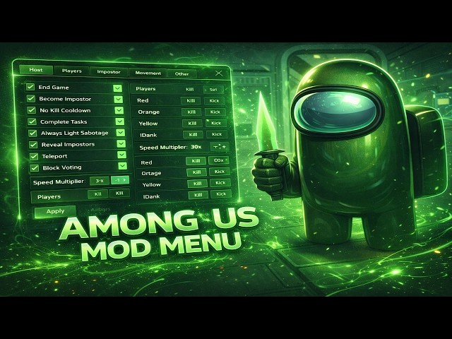 AMONG US HACK 2026 - AMONG US MOD MENU FREE DOWNLOAD - CHEATS + ALWAYS IMPOSTOR FTE