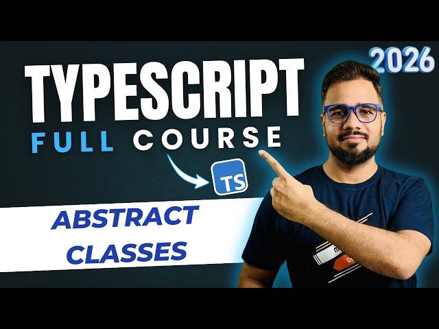 TypeScript Tutorial #45 - Abstract Classes & Methods