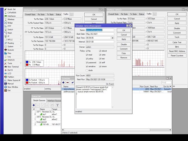 Mikrotik Router - Auto Add Remove to Simple Queue from Address List, Limit Bandwidth | jrandombytes