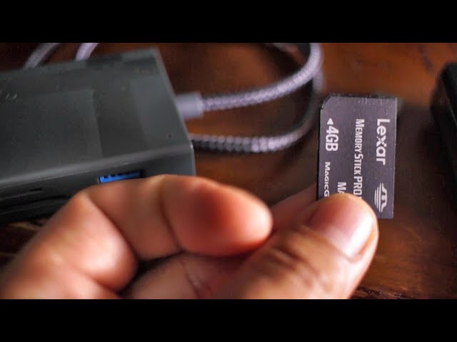 How to transfer photos from Memory Stick Pro Duo to PC | Sony Cybershot DSC W55