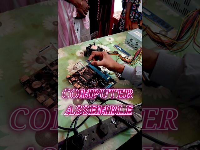 COMPUTER DESKTOP ASSEMBLED PROCESS!!!