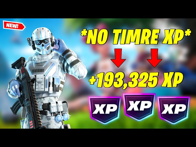 NO TIMER The BEST XP Map To Hit Level 200 FAST in Fortnite SEASON 4! 😍  (133k a Min!) 🤩😱