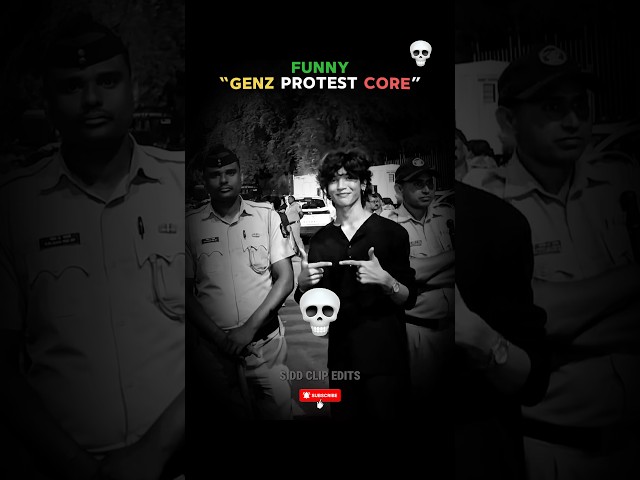 “FUNNY GENZ PROTEST CORE”🥶#shorts #protest