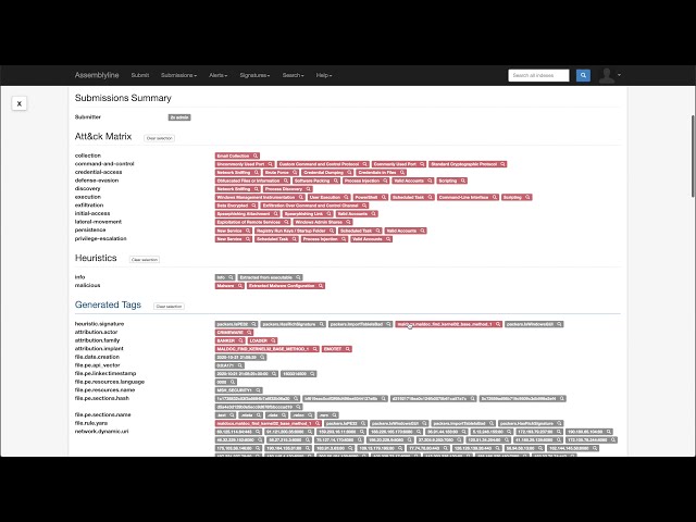 AssemblyLine unpac.me Service Demo