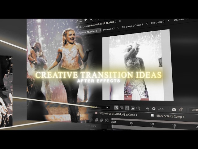 creative transitions ideas + tutorials pt 7 | after effects