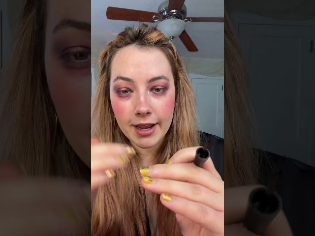 This is just exactly how I did my vampire Halloween makeup two years ago lol #halloweenmakeup