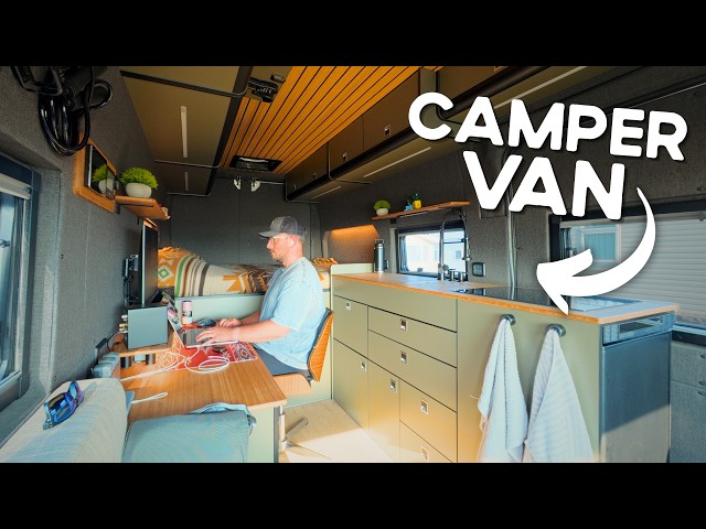 I Found a Derelict Military Base... Luxury Van Camping ALONE