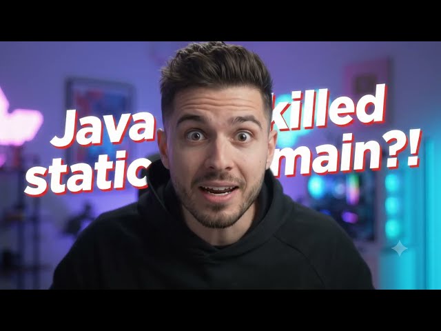 Java just killed public static void main?! 🤯