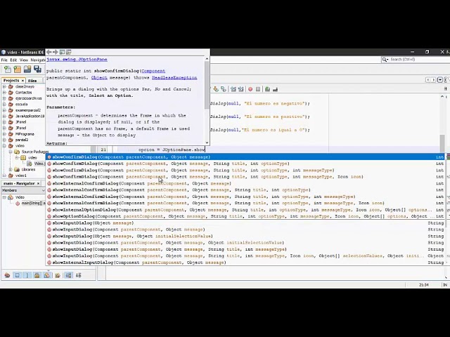 PROGRAMACION EN JAVA CAP. 3 (JOPTIONPANE, IF, SWITCH, WHILE, DO WHILE, FOR)