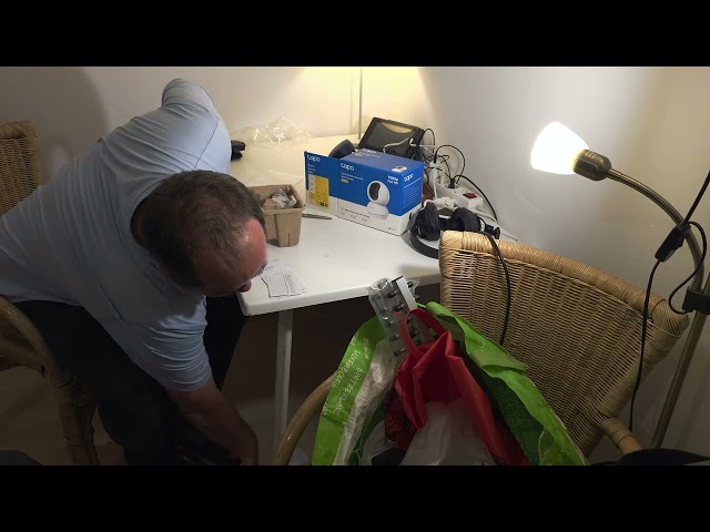 Tapo wifi camera c200c unboxing