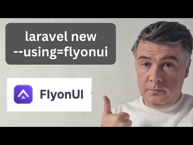 New Laravel Starter Kit with FlyonUI CSS (Blade Only)