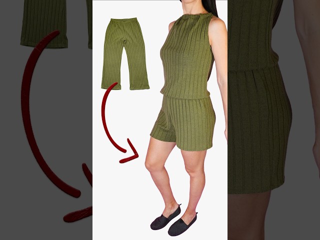 How to Make a Cute Romper from Old Pants | Step by Step | Miarti