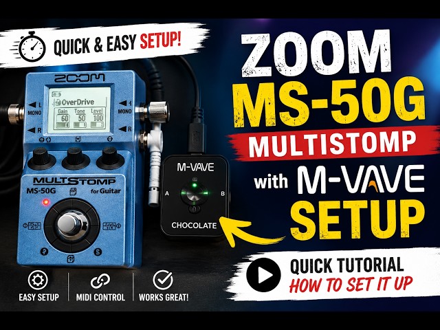 I Turned the Zoom MS 50G into a Stompbox with MIDI