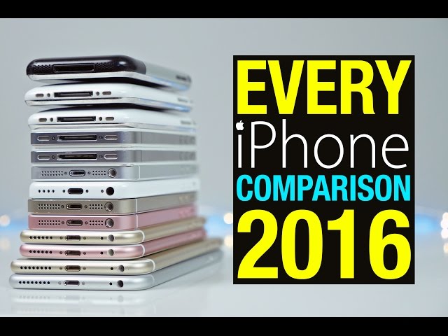 Every iPhone Speed Test Comparison 2016!