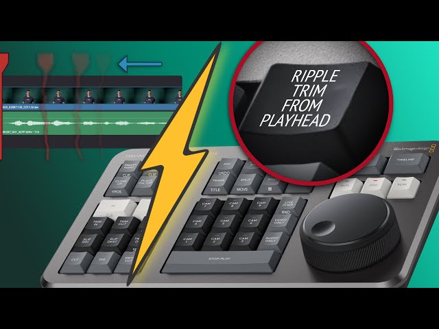 FINALLY! Ripple Trim from Payhead on the DaVinci Resolve Speed Editor
