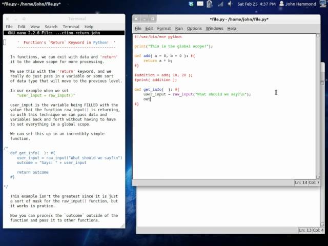 Python 13 Function Return