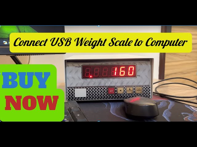 Connect Weight Scale Indicator to Computer on USB and transfer Weight on Hyper Terminal