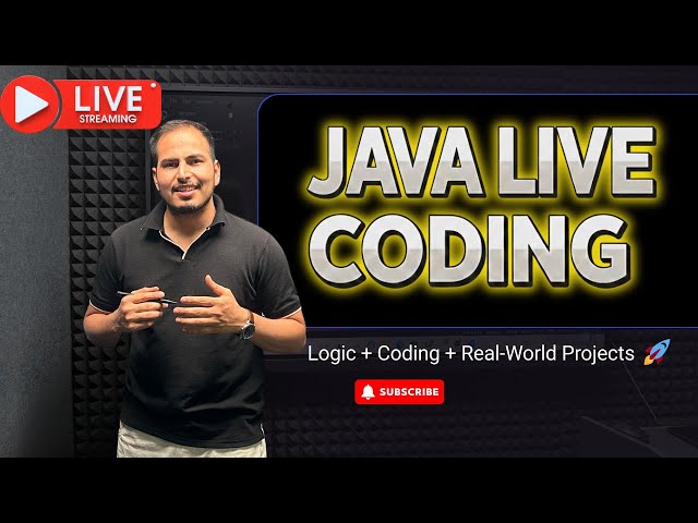 java live  coding ( for each loop in java )