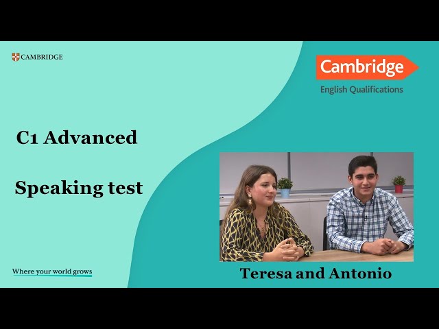 C1 Advanced Teresa and Antonio