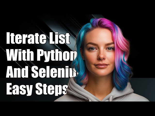 How do i iterate through a webelements list with Python and Selenium?