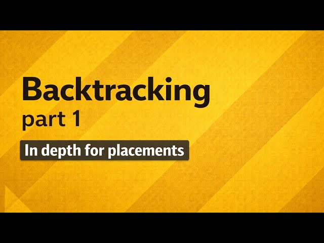 Backtracking Lecture 1 🔥 | Recursion Basics for Backtracking | DSA Series in Hindi