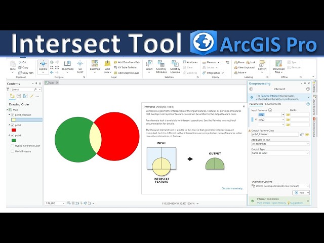 How to Use Intersect Tool in ArcGIS Pro | ArcGIS Pro Tutorial for Beginners