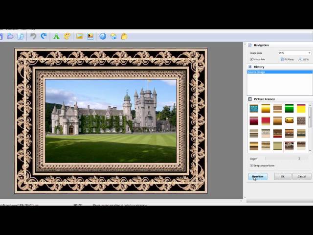 Picture and Photo Editing Software How To Add Picture Frame and Text to your digital picture image