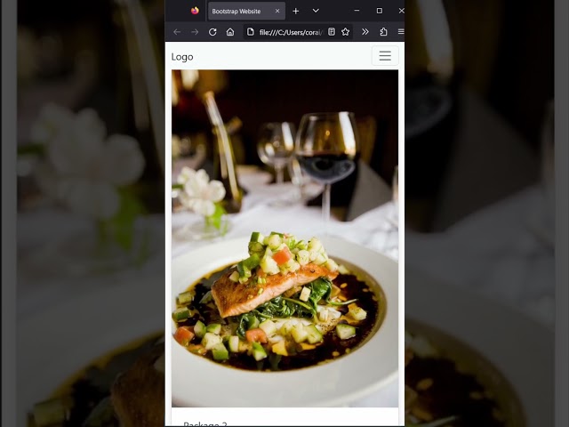 Responsive Bootstrap 5 Landing Page Design #website #webdevelopment  #shorts