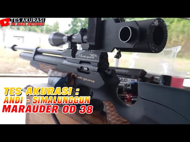 Accuracy Test of the Marauders OD 38 Air Rifle Ordered by Boss Andi, Simalungun