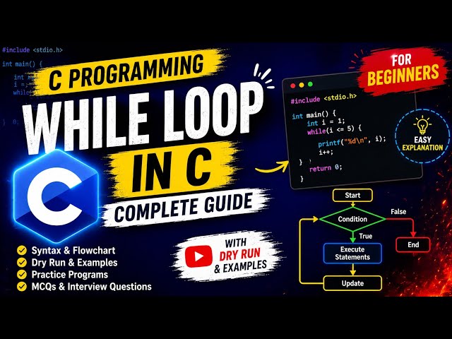 Lec 38 while loop